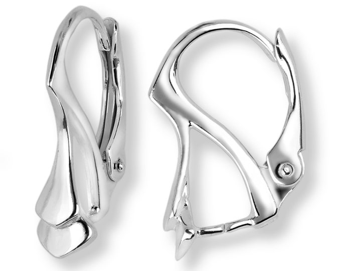 Sterling Silver Lever-Back Pair, Silver Findings, Silver Lever-Back , LB018, DIY Jewelry,
