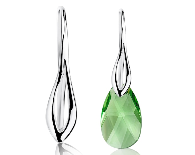 Sterling 925 Silver Ear Hook, Earring Pinch Hook, Gemstone or Crystal Ear Hook Blank, DIY Earring