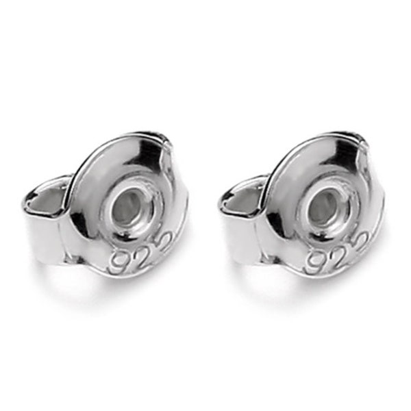 925 Silver Earring Stoppers, Diameter 5 mm, 0,26 g,