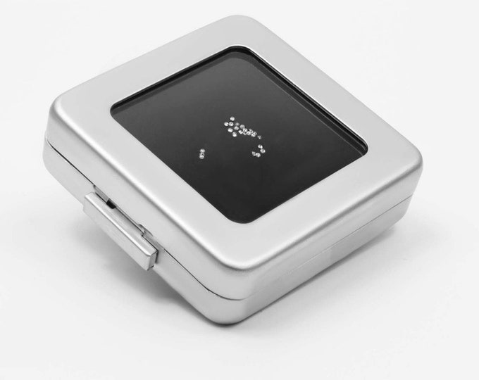 Box for Diamonds and Gemstones, Metal Box with Lock for Diamonds