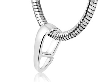 925 Silver Pendant Bail 10 mm Height 3.1 mm Width