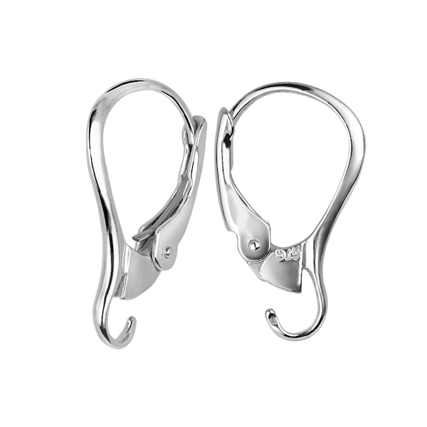 Sterling 925 Silver Lever-Back, Strong DIY Jewelry Earrings Repair