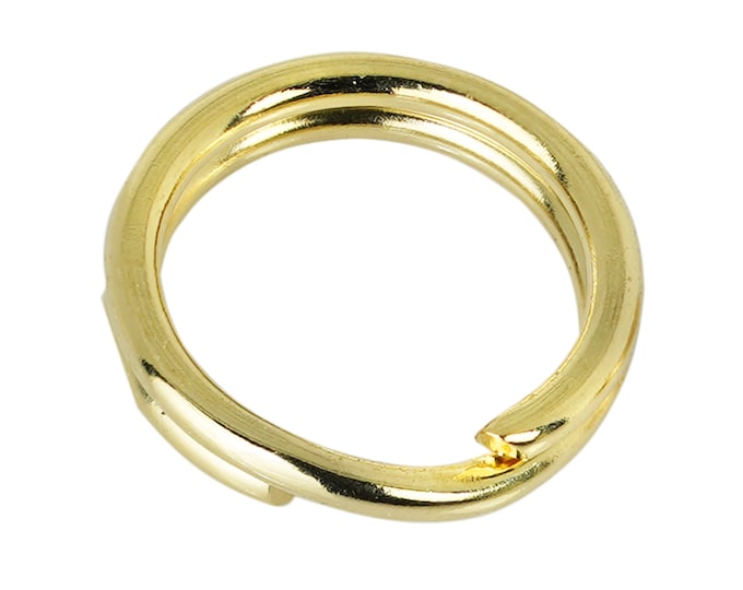 14K Solid Gold Split Rings, Split Rings for Charms, Pendants, and All Connections That Require 100% Security.