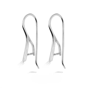 Sterling Silver Ear Hooks: Gemstone & Crystal DIY Earring Blanks
