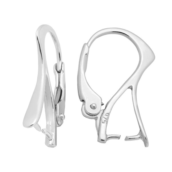 Sterling Silver Lever Back Pair, 925 Silver for Crystal and Gemstone Items