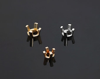 14 K Solid Gold 4-Prong Standard  Settings,