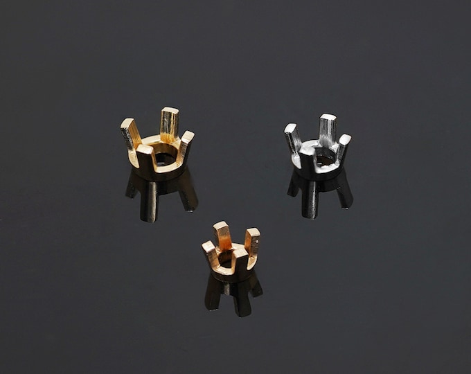 14 K Solid Gold 4-Prong Standard  Settings,