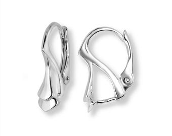 Sterling Silver Lever-Back Earrings – Findings | 925 Silver DIY Jewelry Making Supplies