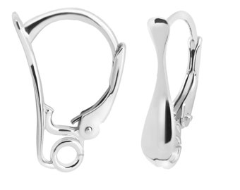 925 Silver Lever Back Pair, DIY and Earrings Repair