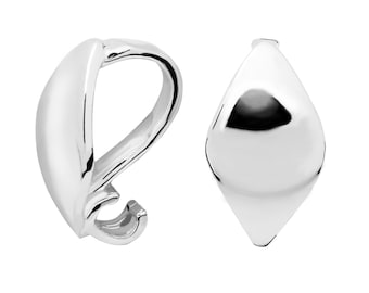 925 Silver Pendant Bail, 10,5 mm Height, 6 mm Width, 0,47 g, 925 Silver