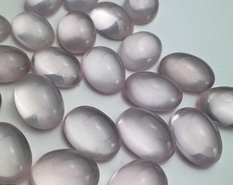 Rose Quartz Cabochons Natural Pink Crystal for Jewelry Making