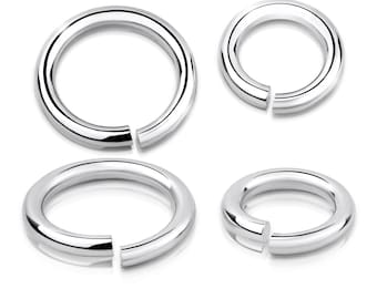 Sterling Silver Jump Rings – Jewelry Making Supplies | 925 Silver Rings for DIY Crafts & Repairs