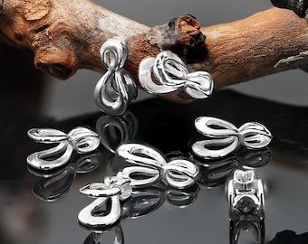 925 Sterling Silver Pendant Bails – DIY & Repair Jewelry Findings for Chains, Gemstones, and Charms