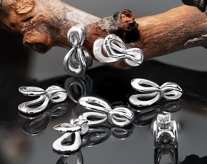 925 Silver Pendant Holder Bails DIY Repair Jewelry PH010