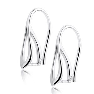 clamped bail, pendant bail, silver bail, pinch pendant bail, silver bails, pendant bails, clamped pendant bails, Jewelets New York, made in EU, antiallergic metal,