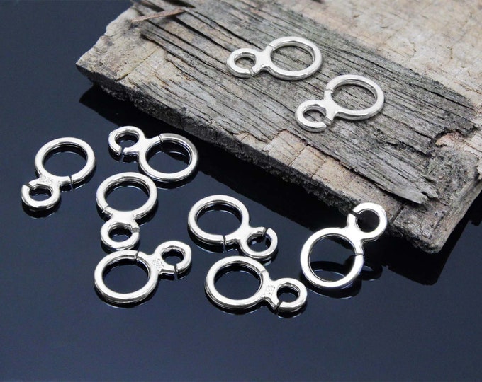 Omega Rings, Charms Findings, Extension Rings, Chain Findings, Sterling Silver 925