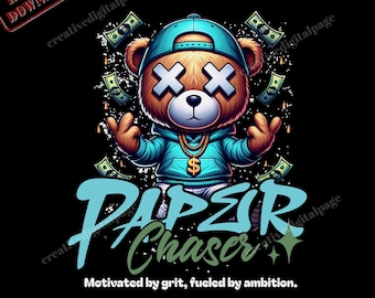 Money Streetwear PNG Bundle – Bold Urban Digital Designs for T-Shirts & Hoodies – Printable Download – Streetwear Cash Design