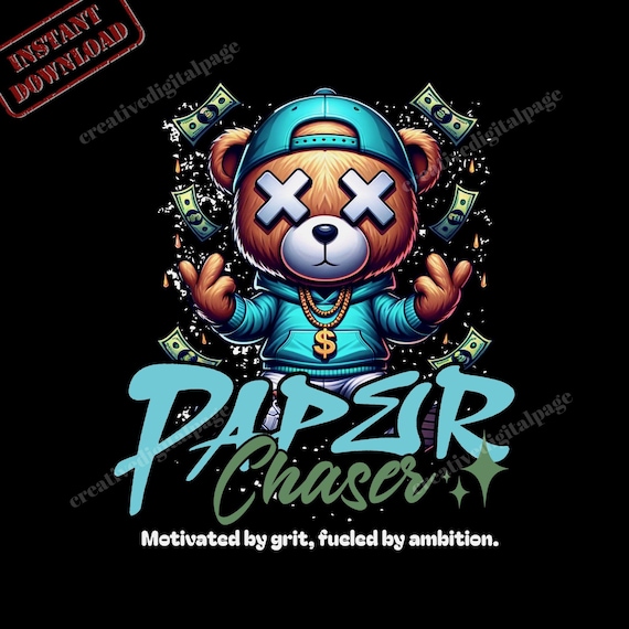 Money Streetwear PNG Bundle – Bold Urban Digital Designs for T-Shirts & Hoodies – Printable Download – Streetwear Cash Design