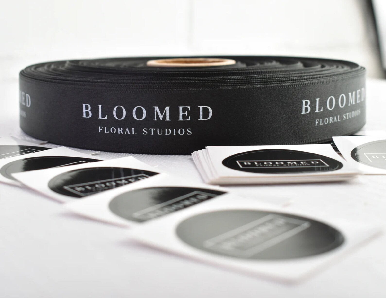 Custom Luxe Branded Ribbon | Design | Business Branding | Satin - Etsy