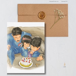 Ahla Gateaux / أحلى جاتو / Tarjeta de cumpleaños / Momento familiar