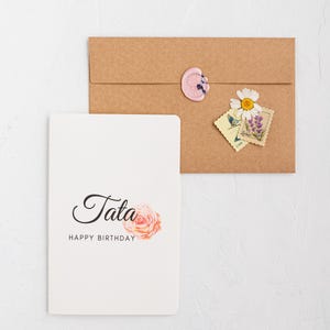 Cartão de aniversário | Feliz Aniversário Tatá | عيد ميلاد | تاتا