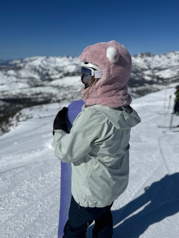 Fur Ski Hood Bear Rose Etsy