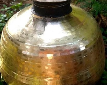 Traditional Brass water pot/capicity 10 Ltr/Batloi)/ Gara/ ghada/ Matka/