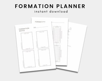 Dance Formations Planning Printable Sheets | Dance Choreography Organization | Cheer Formation Planning | Dance Team Formation Planning