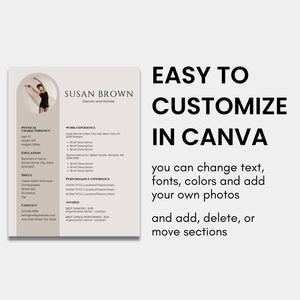 Dance Audition Resume Template - Il 300x300.4929153393 Jiae