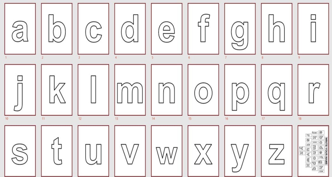 ABC Uppercase and Lowercase Letters PDF 28 Pages 4 PDF Files for Kids ...