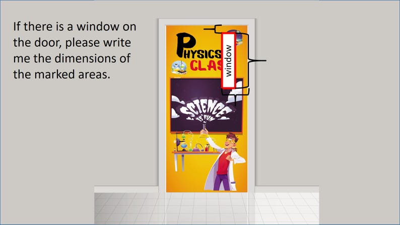 Personalized Physics Classroom Door Decal, School Decor - Etsy