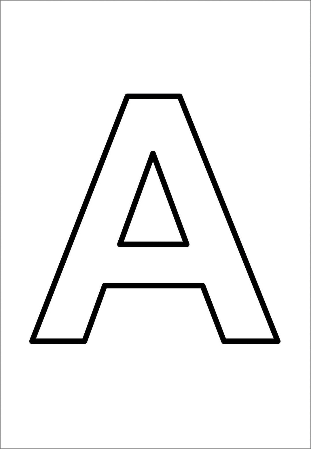 Lettre De L alphabet à Imprimer En Format A4 Pdf ABC Lettres majuscules et minuscules PDF 28 pages 4 fichiers - Etsy Canada