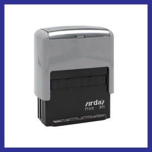 Modern Self-Inking Return Address Stamp - Custom Rubber Stamp, Stamper for Business Office