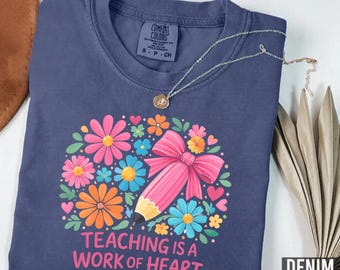 Comfort Colors® Teaching Is My Ministry Shirt, Christian Teacher Gift, Teacher School Shirt, Faith Teacher Gift, Scriptural Shirt, Teaching