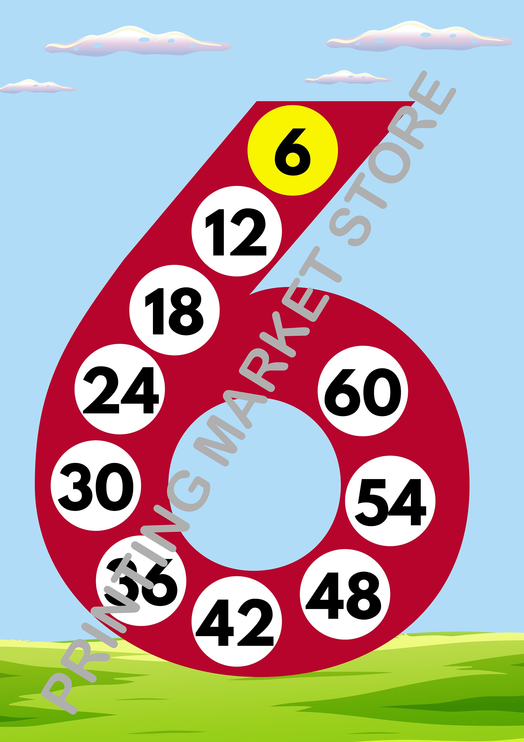 Rhythmic Counting Chart Fun Visual Enjoyable Counting Etsy