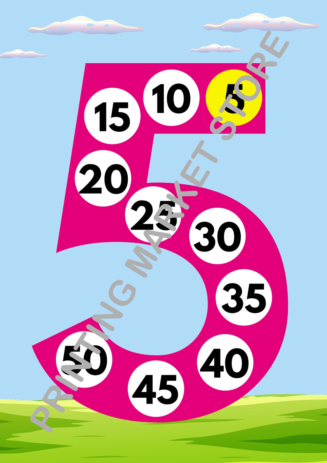 Rhythmic Counting Chart Fun Visual Enjoyable Counting Chart for School