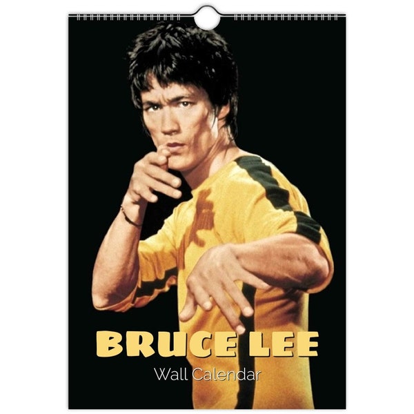 Bruce Lee 2023 Calendar Etsy