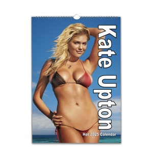 2025/6 Kate Upton Beautiful Calendar | Choose Start Month
