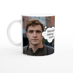 Paul Mescal | Thought Bubble | Personalised with your message | White 11oz Ceramic Mug