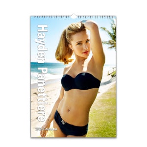 Hayden Panettiere Sexy Photo 2025/26 Calendar | Choose Start month| Personalise Front Cover