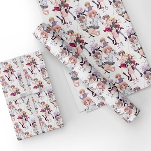 Carta da regalo personalizzata per compleanno anime, disponibile in tutte le misure Personalizzabile con il nome in giapponese