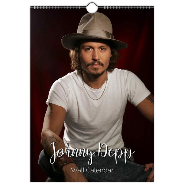 2024 Johnny Depp Calendar Etsy