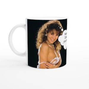 Linda Lusardi | Thought Bubble | Personalised with your message | White 11oz Ceramic Mug