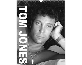 Tom Jones Photo 2025/26 Calendar | Choose Start month| Personalise Front Cover
