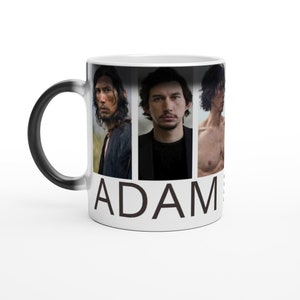 Adam Driver Magic 11oz Ceramic Mug | image revealed when filled hot | Personalised