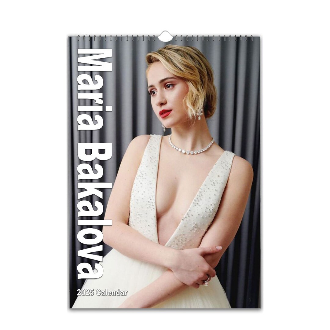 Maria Bakalova Sexy Photo 2025/26 Calendar | Choose Start Month| Personalise Front Cover - Etsy
