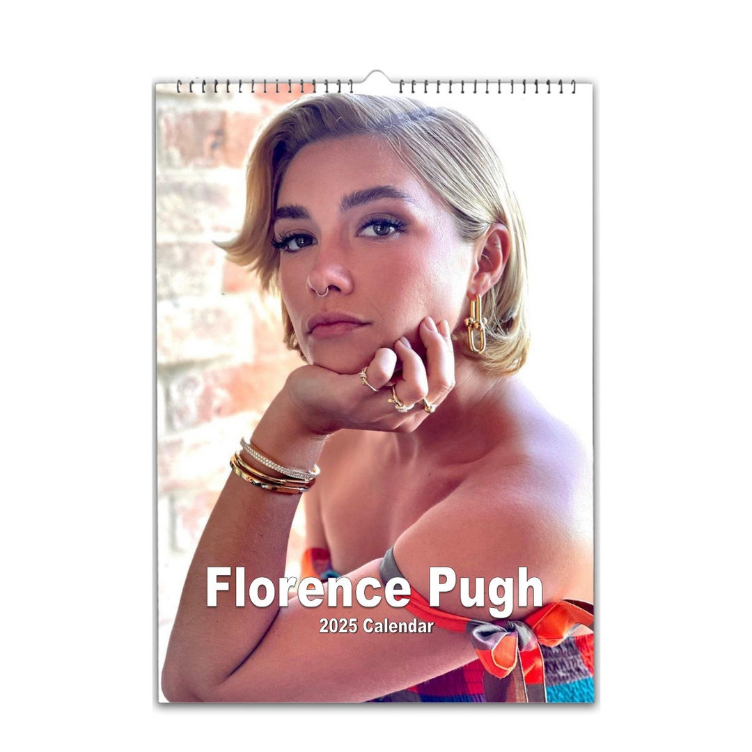 Florence Pugh Photo 2025/26 Calendar Choose Start Month Personalise