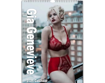 Gia Genevieve Sexy Photo 2024/25/26 Calendar | Choose Start month| Personalise Front Cover