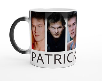 Patric swayze Magic 11oz Ceramic Mug | image revealed when filled hot | Personalised