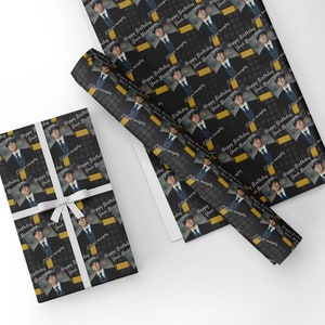 Cillian murphy Personalised  Birthday Gift Wrapping Paper, all sizes available Personalise with name and or message